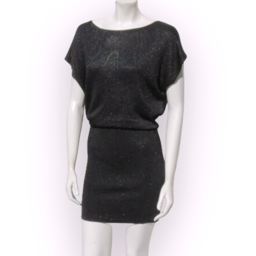 Alice+Olivia Corinne Metallic Sparkly Dress
